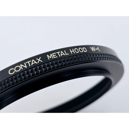 [Pre-owned] Genuine Contax Metal Hood W-1 82mm — Top MINT — Japan #3650