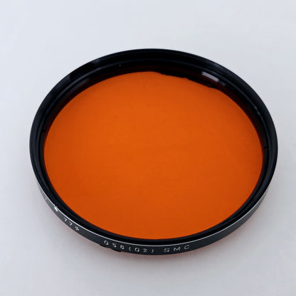 [Pre-owned] Asahi Pentax SMC 6x7 77mm O56 (02) Orange Lens Filter — Mint — Japan #5241