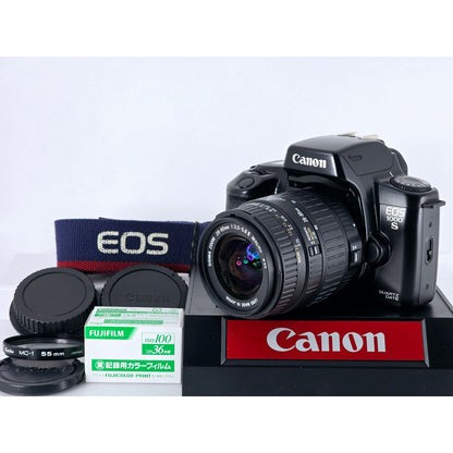 [Pre-owned] Canon EOS 1000S QD Film Camera with Sigma 28-80mm f/3.5-5.6 II AF Lens — Near MINT — Japan #3966