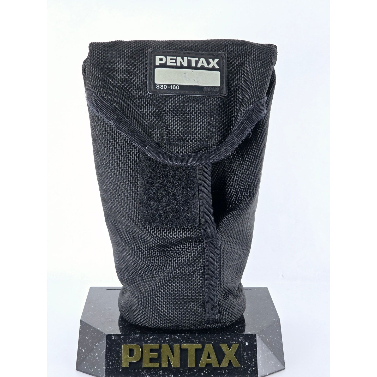 [Pre-owned] Pentax S80-160mm Genuine Soft Lens Case for Zoom Lens — Near MINT — Japan #3591