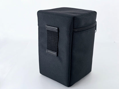 [Pre-owned] Sigma Hard Lens Case (4.3x3.9x5.9in) Vintage Protective Pouch — Mint — Japan #5072