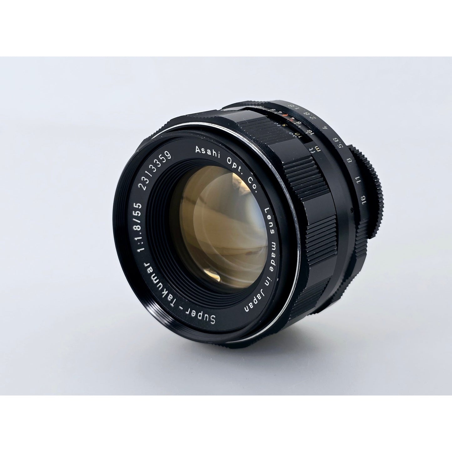 [Pre-owned] Pentax Super-Takumar 55mm F1.8 Standard MF Lens M42 — Near MINT+++ — Japan #4624