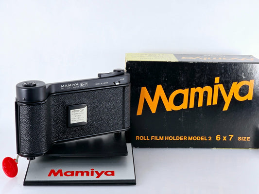 🌸[Unused ] Mamiya Press 6x7 Model 2 II Roll Film Back Holder Genuine from Japan