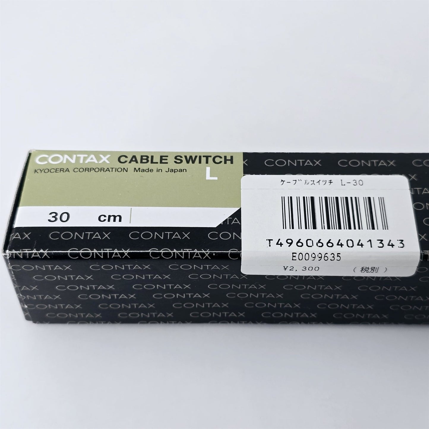 [Pre-owned] Contax Cable Switch L 30cm for G1 G2 Aria RX — Unused — Japan #5270