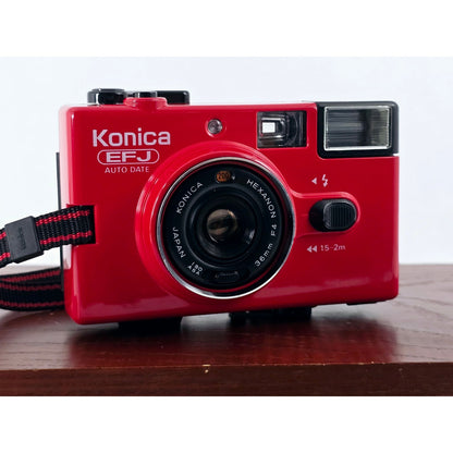 [Pre-owned] Konica EFJ Auto Date Point & Shoot 35mm Film Camera — Near MINT — Japan #4149