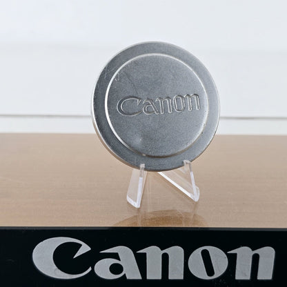 [Pre-owned] Canon 42mm Push On Metal Front Lens Cap for L39 — Excellent+++++ — Japan #5379
