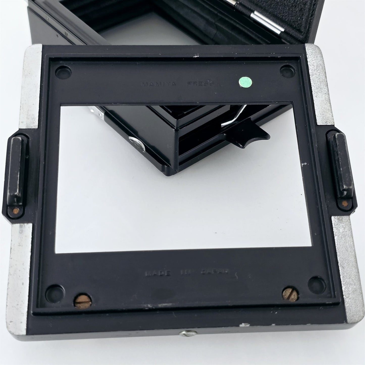 [Pre-owned] Mamiya M Roll Film Back Adapter for Universal Press — Excellent+++++ — Japan #5310