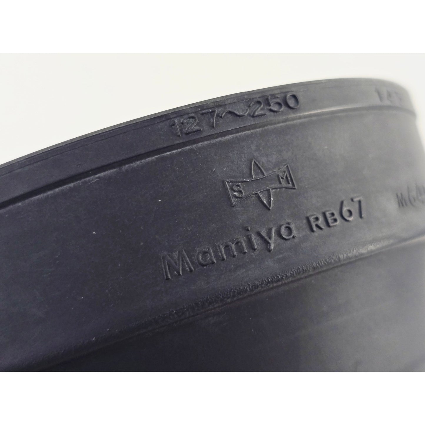 [Pre-owned] Mamiya 77mm Rubber Lens Hood for Sekor (RB67 127-250 / M645 145) — MINT — Japan #4226