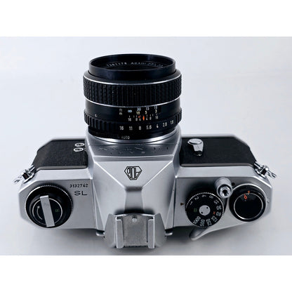 [Pre-owned] Pentax SL SLR 35mm Film Camera with 55mm F1.8 Lens — Near MINT+++ — Japan #2662