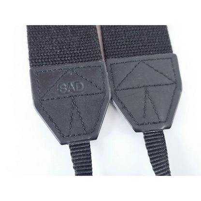 [Pre-owned] Nikon Genuine Camera Neck Strap Black 1.5in (3.8cm) — Near MINT — Japan #3015