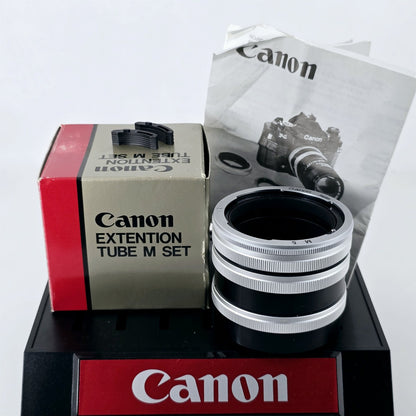 [Pre-owned] Canon Extension Tube M Set (M5 M10 M20) x2 for FD FL Mount — Mint — Japan #5632
