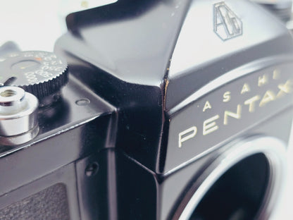 🌸[Excellent+++++] Asahi Pentax S2 Black SLR 35mm Film Camera Body From Japan