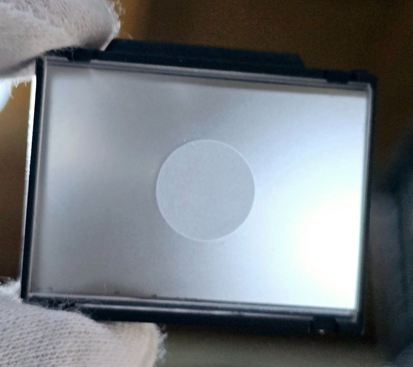 [Pre-owned] Nikon F3 Focusing Screen Type R (Red Dot) Genuine — Near Mint — Japan #5046