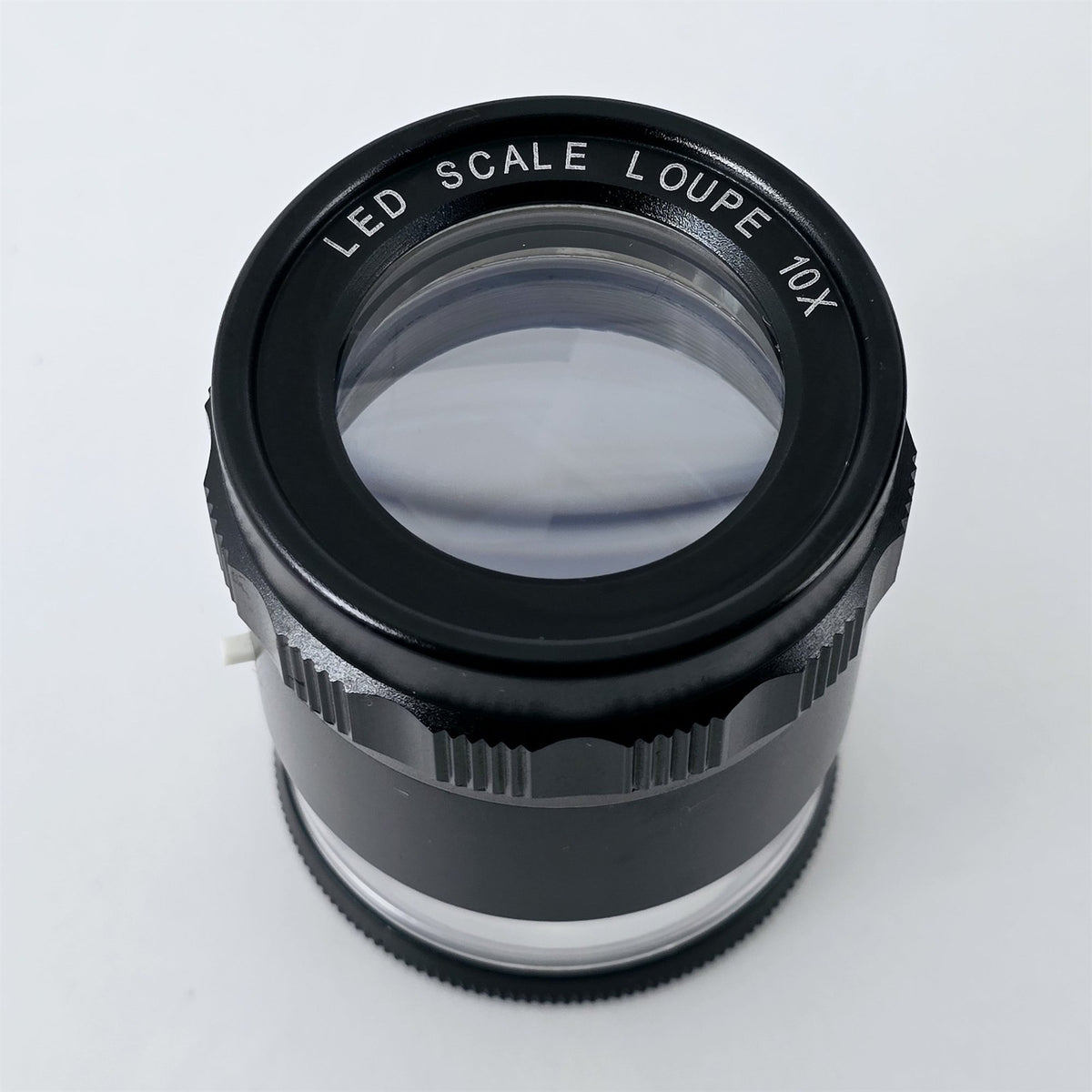 [Pre-owned] LED Scale Loupe 10x Magnifier Optical Inspection Tool — Mint — Japan #5679
