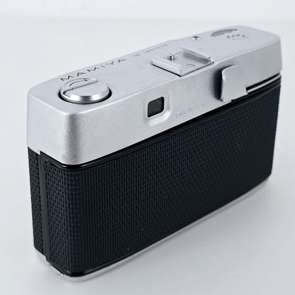 [Pre-owned] Mamiya EE 35mm Film Camera Silver — Near Mint — Japan #5672