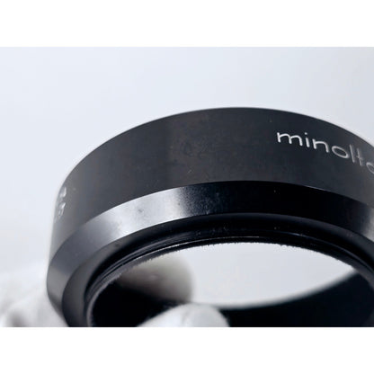 [Pre-owned] Minolta Metal Lens Hood 55mm for MC 50mm F1.4/F1.7 — Near MINT — Japan #3411