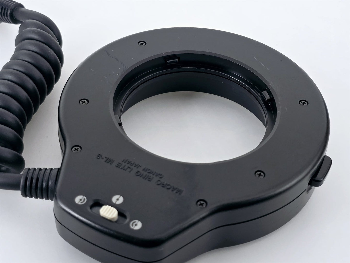 [Pre-owned] Canon ML-3 Macro Ring Lite Flash for FD Mount — Excellent+++++ — Japan #5038
