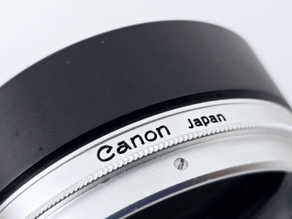 [Pre-owned] Genuine Canon Type S-60 60mm Lens Hood for FL FD Lenses — Near Mint — Japan #5050