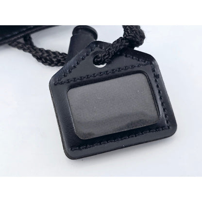 [Pre-owned] Contax GCL-1 Genuine Original Leather Pouch Lens Case — MINT — Japan #3590
