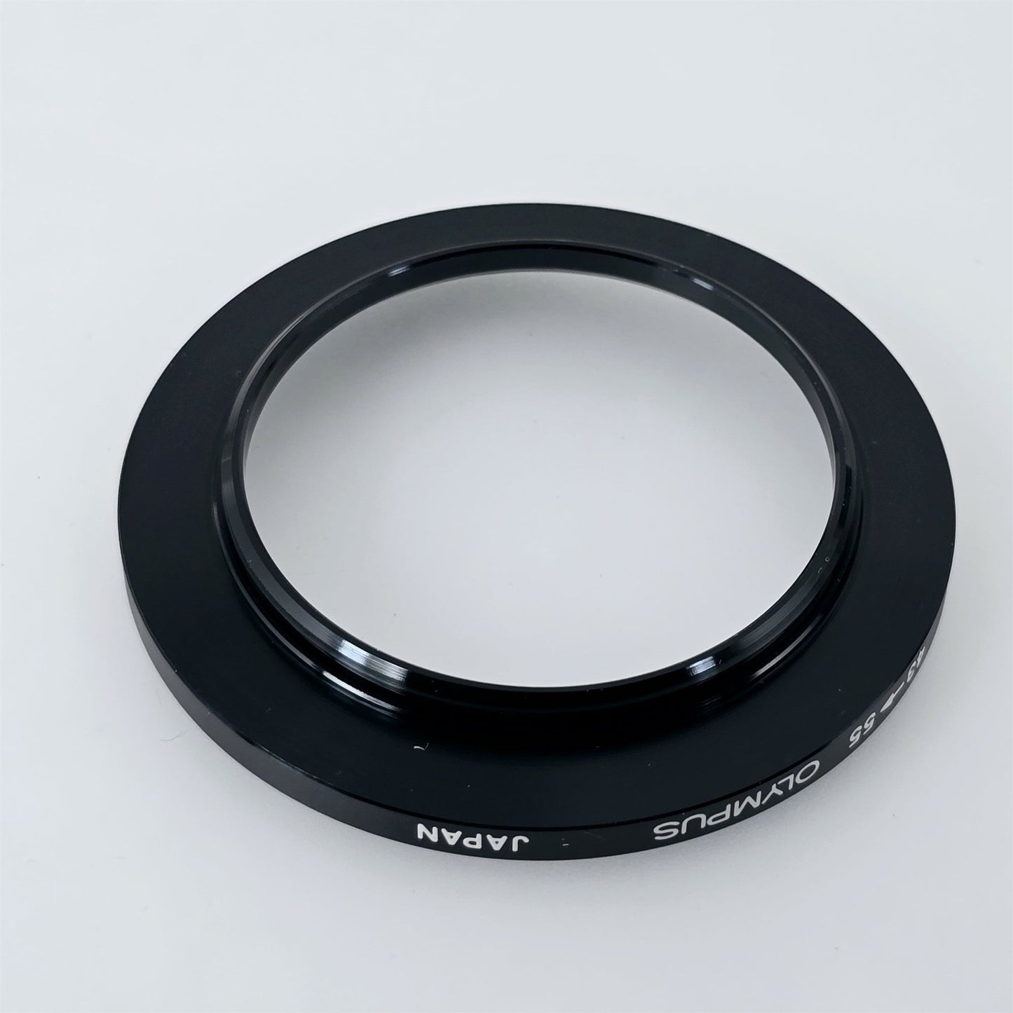 [Pre-owned] Olympus Step Up Ring 43mm to 55mm Filter Adapter — Mint — Japan #5525