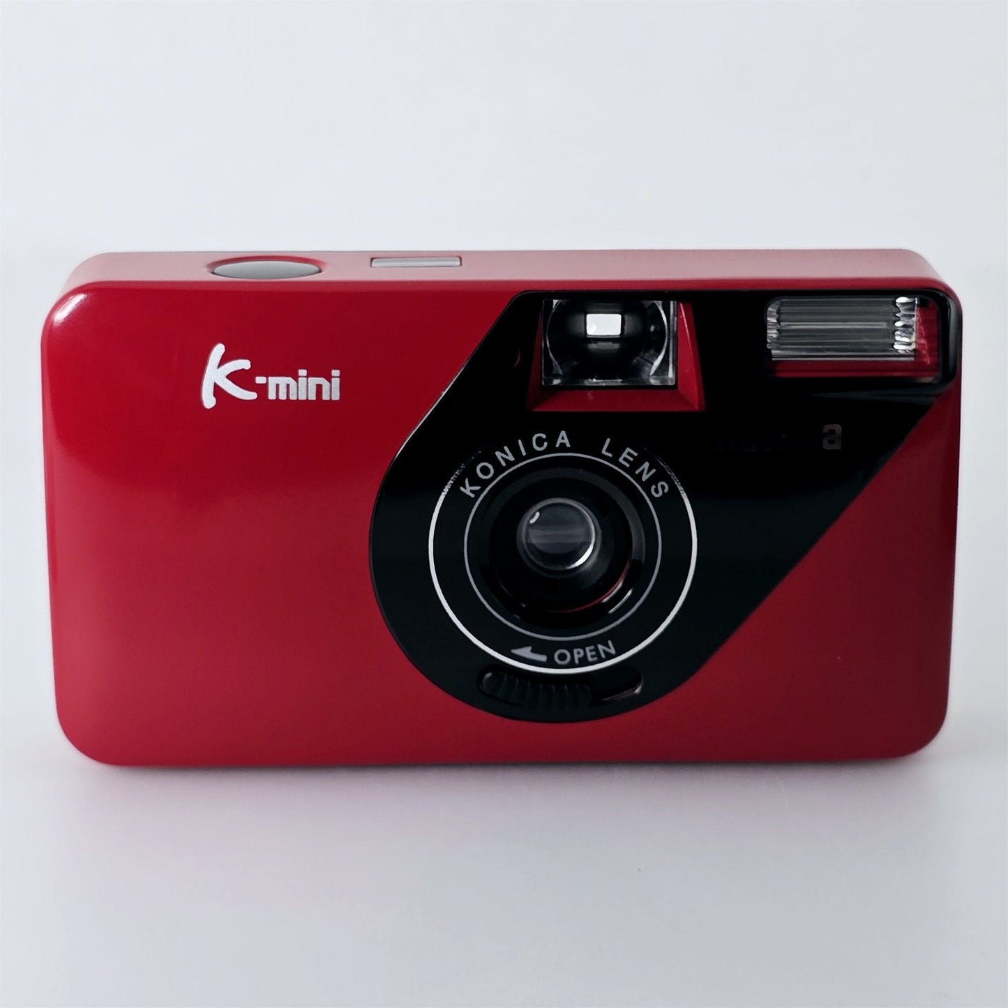 [Pre-owned] Konica K-mini Red Compact 35mm Point & Shoot Film Camera — Top Mint — Japan #5245