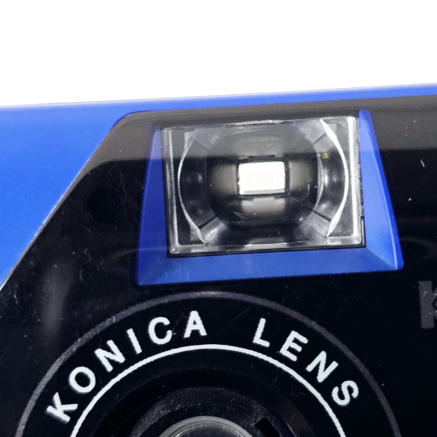 [Pre-owned] Konica K-mini Blue E124 35mm Compact Film Camera — Top Mint — Japan #5244