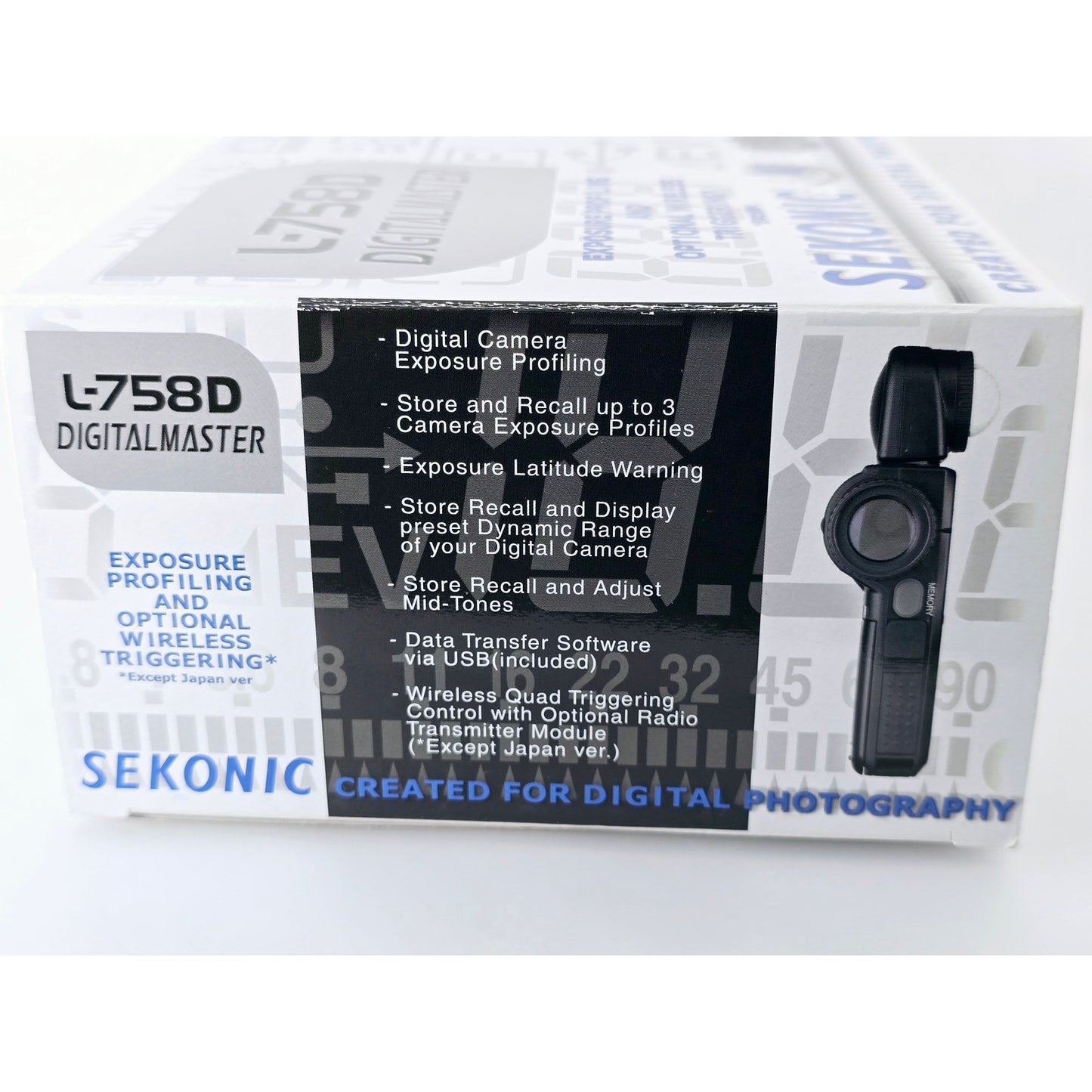 [Pre-owned] Sekonic L-758D Digital Master Light Meter for Pro Photography — Mint — Japan #5210