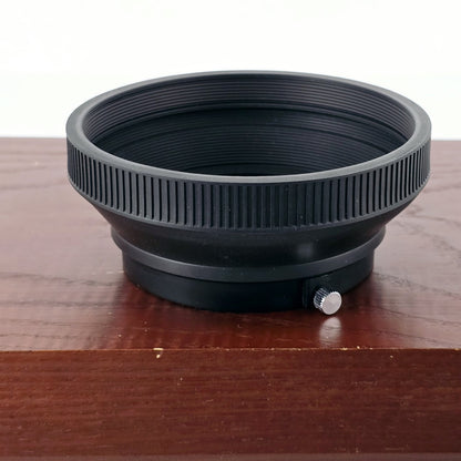 [Pre-owned] Genuine Fujica 65mm Screw-in Rubber Lens Hood — Mint — Japan #5621