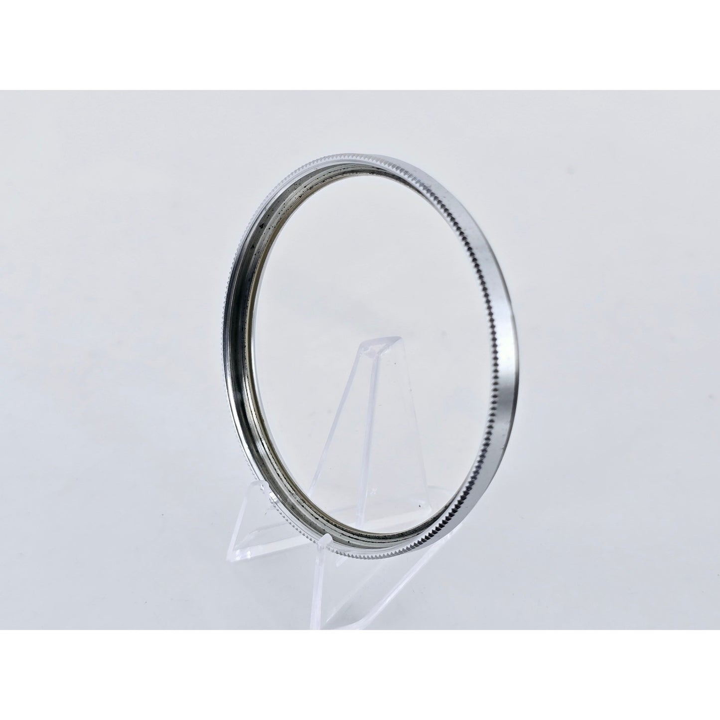 [Pre-owned] Nikon L38 52mm Chrome Frame Lens Filter — Near MINT — Japan #3690
