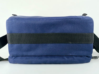 🌸[Near MINT] Genuine Nikon Camera Lens Shoulder Bag Nylon Navy blue From JAPAN
