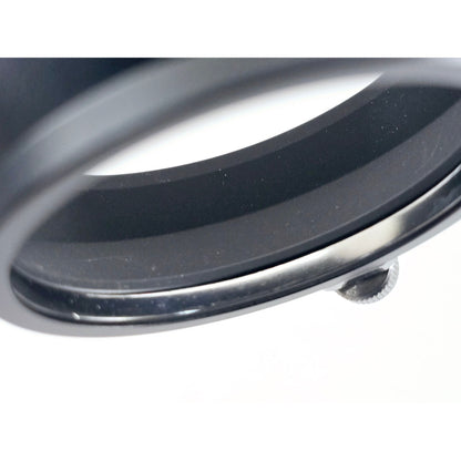 [Pre-owned] Olympus Pen LH-48B Black Metal Lens Hood for 17mm F1.8 — Top MINT — Japan #4087
