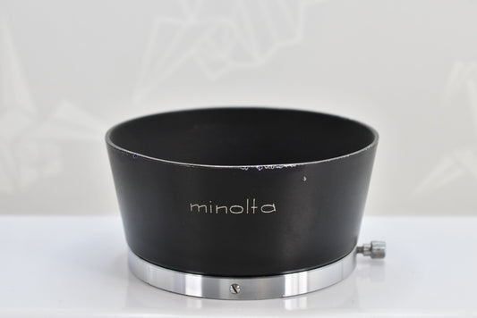 🌸[Excellent+++] Minolta Metal Hood D57KB for Auto Rokkor 58mm F1.4 From Japan