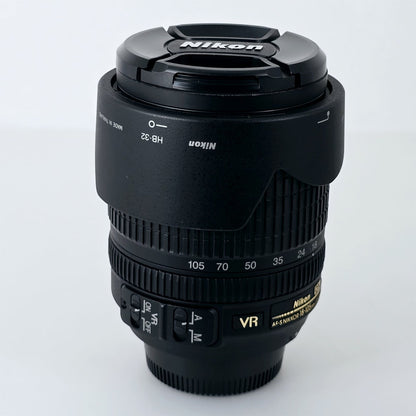[Pre-owned] Nikon AF-S DX Nikkor 18-105mm f/3.5-5.6G ED VR Zoom Lens — Mint — Japan #5790