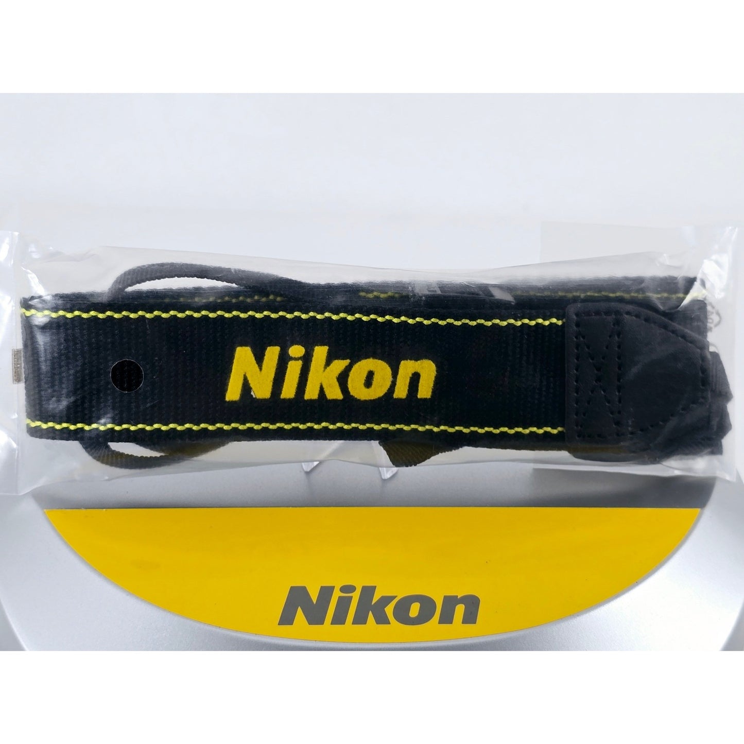[Pre-owned] Nikon Genuine Camera Neck Strap 1.33in (3.4cm) — Unopened — Japan #3582