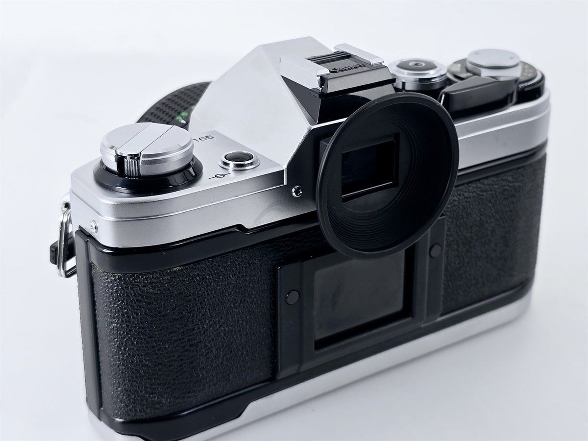[Pre-owned] Canon AE-1 SLR Film Camera with New FD 28mm f2.8 Lens — Near Mint — Japan #4900