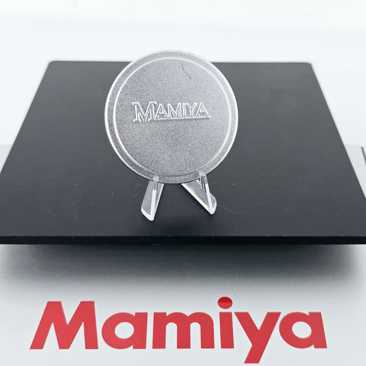 [Pre-owned] Genuine Mamiya Metal Front Lens Cap 42mm Push-on — Near Mint — Japan #5643