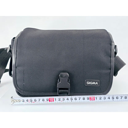 [Pre-owned] Genuine Sigma Camera Lens Shoulder Bag Nylon Black — Near MINT — Japan #4779