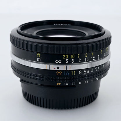 [Pre-owned] Nikon Ai-S Nikkor 50mm f/1.8 MF Pancake Prime Lens — Near Mint — Japan #5734