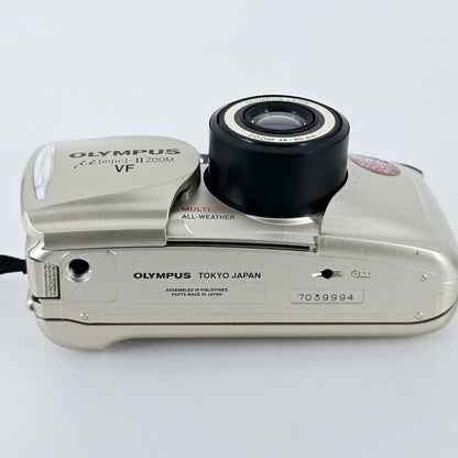 [Pre-owned] Olympus mju II Zoom VF 35mm Point & Shoot Film Camera — Near Mint — Japan #5794