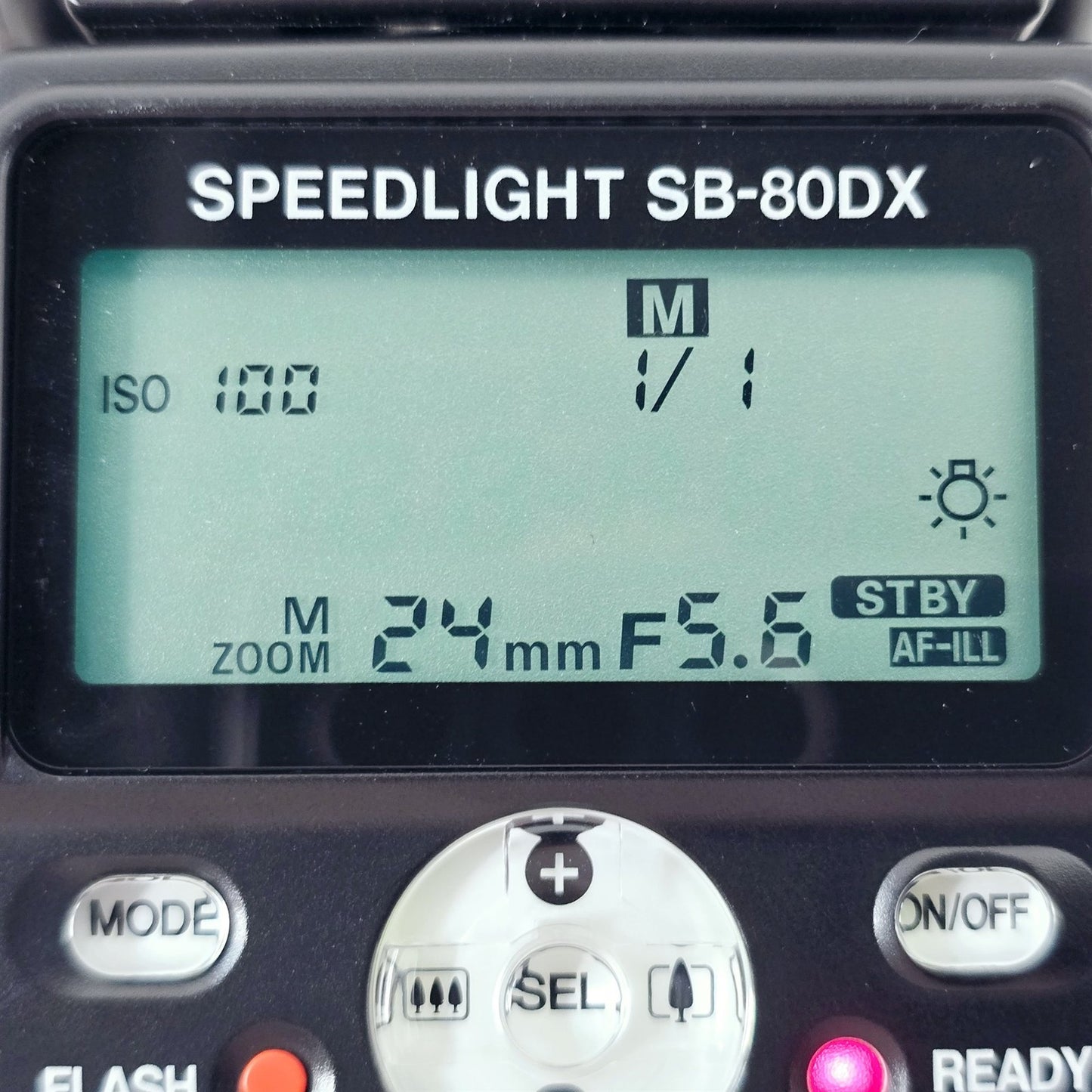 [Pre-owned] Nikon SB-80DX Speedlight Shoe Mount Flash for F100 F5 D100 — Unused — Japan #5385