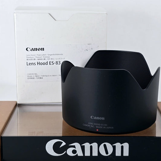 [Pre-owned] Canon ES-83 Lens Hood for RF 50mm f/1.2L USM — Top Mint — Japan #5281