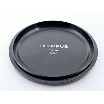 [Pre-owned] Olympus Classic OM 72mm Metal Screw-in Front Lens Cap — Top MINT — Japan #4606