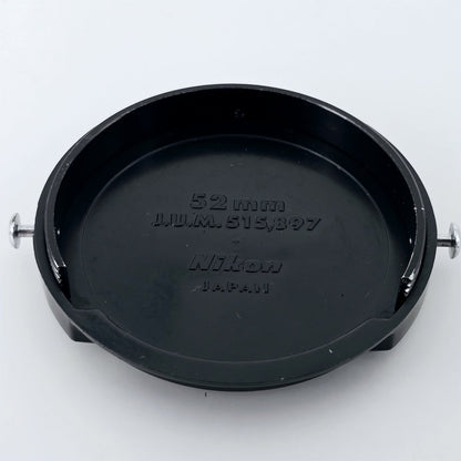 [Pre-owned] Nikon Nikkor 52mm Pin-Type Clip-On Front Lens Cap (Set of 2) — Near Mint — Japan #5532