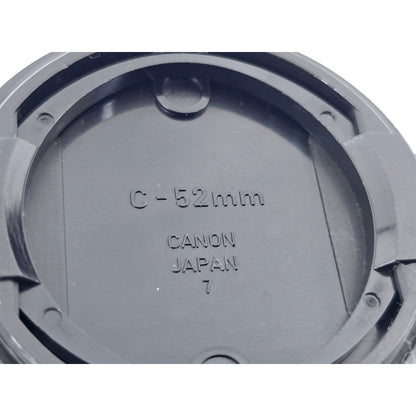 [Pre-owned] Canon Camera Of The 1980 Olympic Winter Games 52mm Lens Cap — Near MINT — Japan #4922