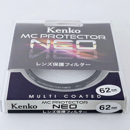 [Pre-owned] Kenko MC Protector Neo / MC Circular PL 62mm Lens Filter — MINT — Japan #4279