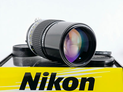 🌸[Near MINT+++] Nikon Ai-s Ais Nikkor 200mm F4 Telephoto MF Lens From Japan