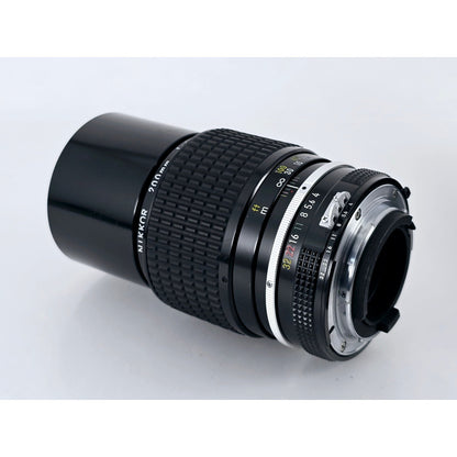 [Pre-owned] Nikon Ai Nikkor 200mm F4 MF Telephoto Lens — Near MINT — Japan #3199