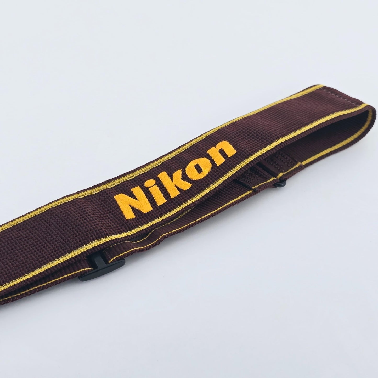 [Pre-owned] Nikon AN-6W Wide Nylon Neck Strap 1.77in Plastic Buckle for F3 — Top MINT — Japan #1871