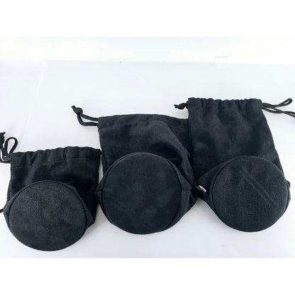 [Pre-owned] Nikon Lens Pouches Assorted Lot (Various Styles) — Near MINT — Japan #4594
