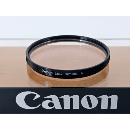 [Pre-owned] Canon 72mm Skylight 1x Filter for FD EF Lens — Near MINT+++ — Japan #4877